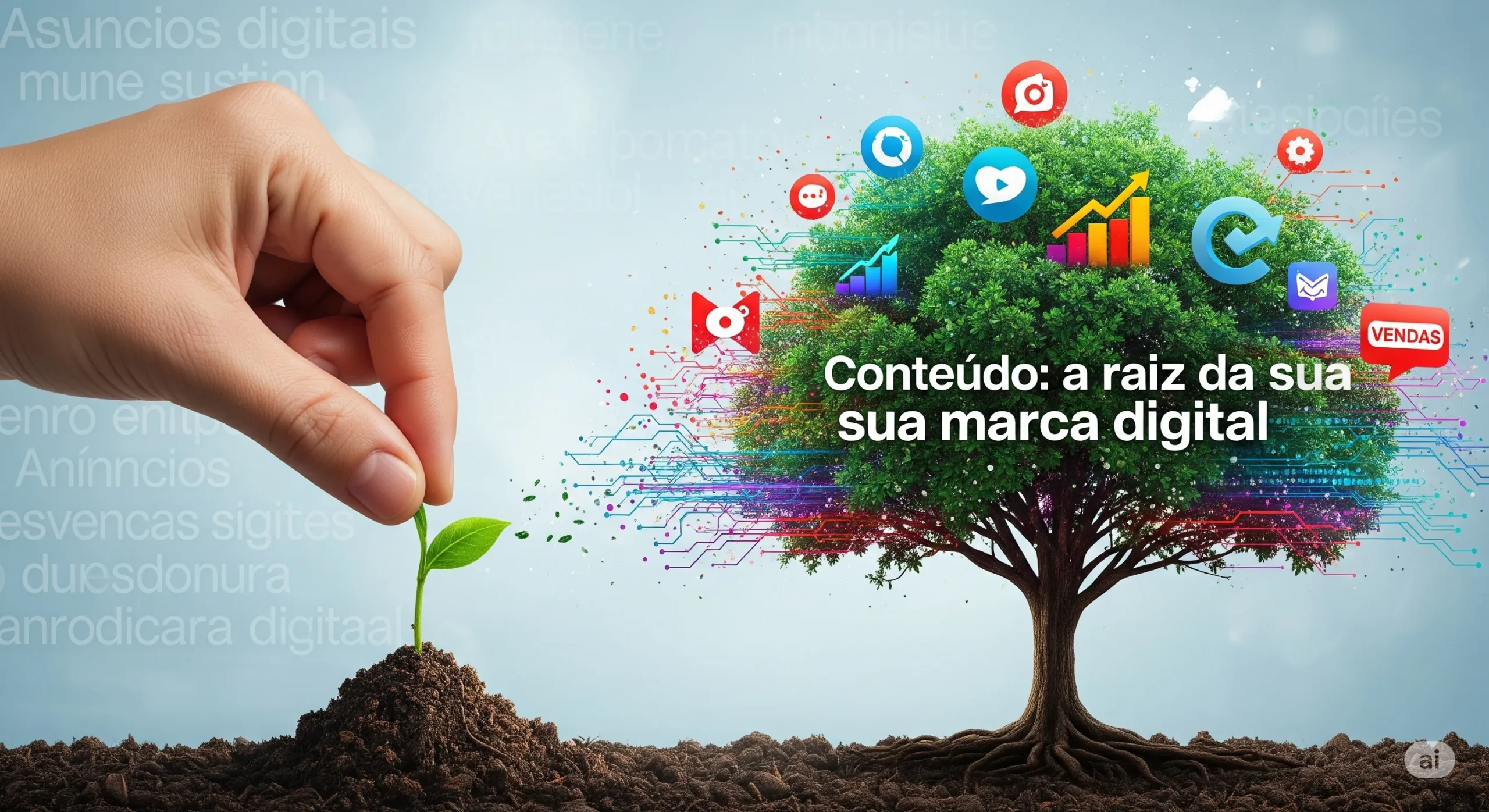 Além do Anúncio Como o Conteúdo Constroi Sua Marca Forte no Digital (e Vende Mais)